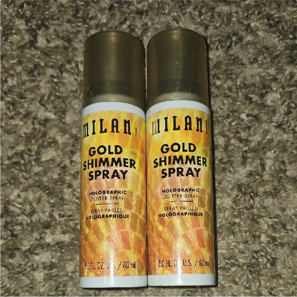 Milani Gold Shimmer Holographic Spray